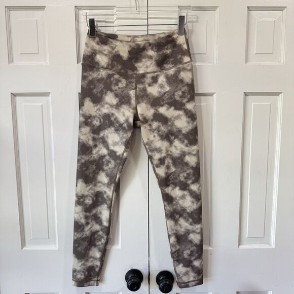 TAN + LINES Sivan Ayla Temescal Cyn Cocoa Clouds Leggings Large Brown PRISTINE - Picture 2 of 12